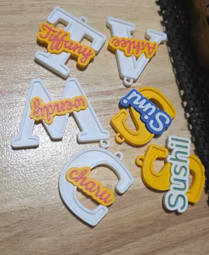 Name keychains